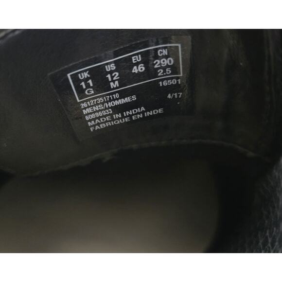 Clarks Mens Pitney Cap Derby Leather Oxfords Dress Shoes Black Lace Up SZ 12 NEW - Picture 11 of 11